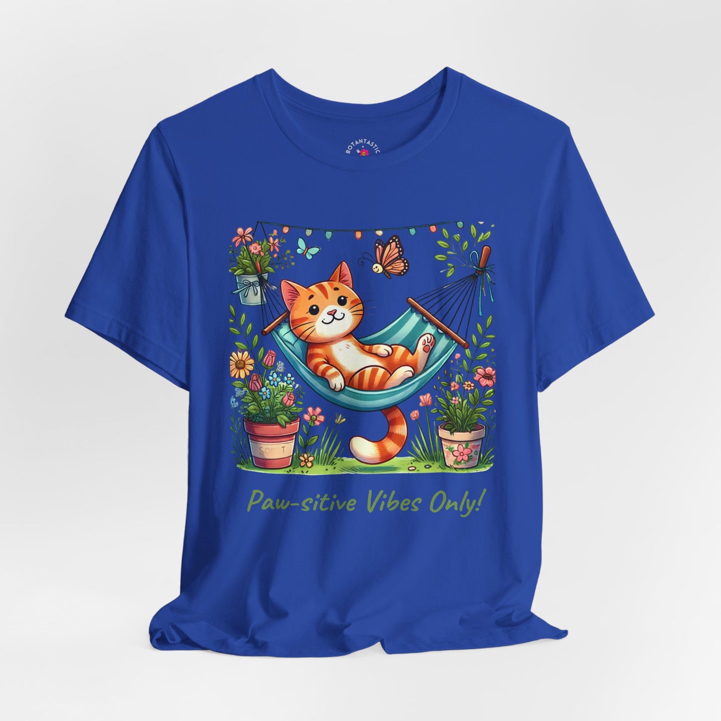 Paw-sitive Vibes Only! – Graphic T-Shirt