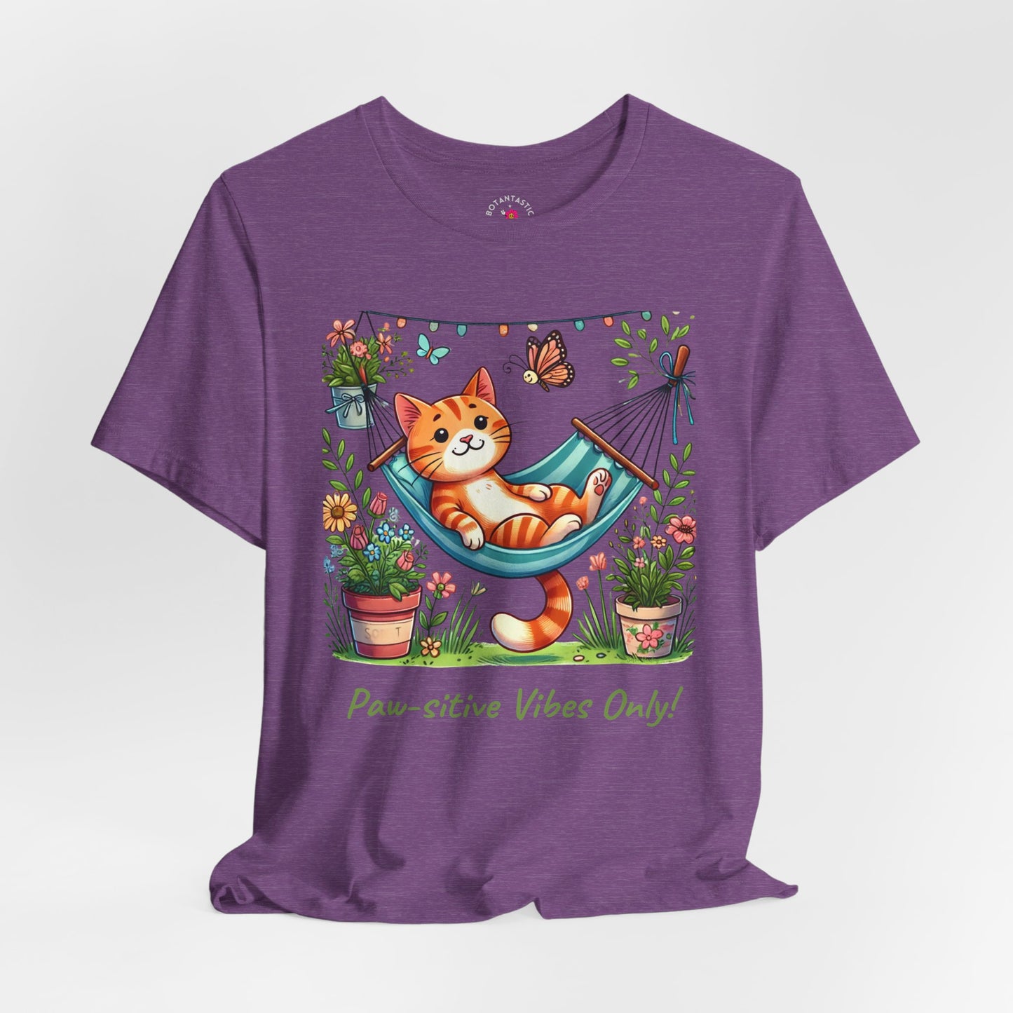 Paw-sitive Vibes Only! – Graphic T-Shirt