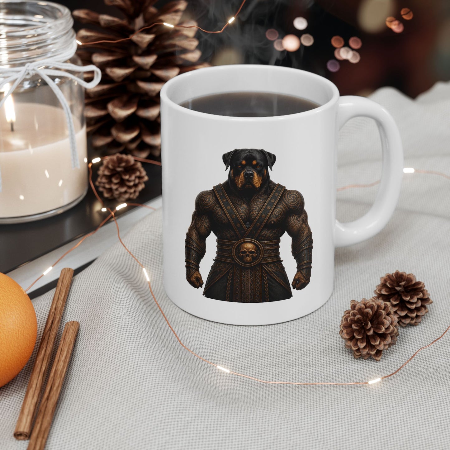 Moe, Warden of Bones: Right Angle™ Ceramic Mug