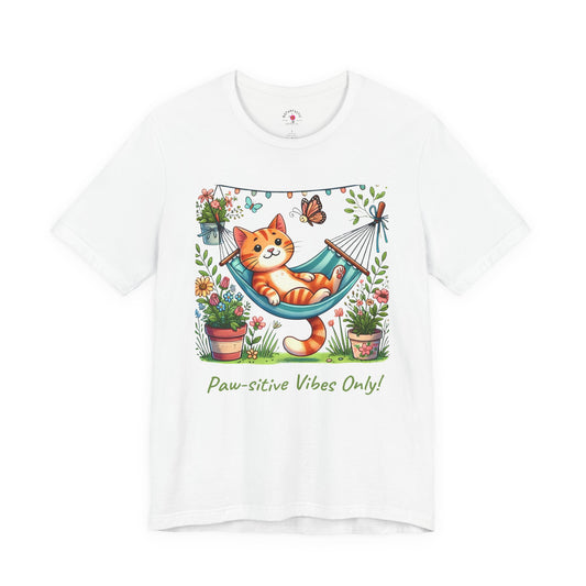 Paw-sitive Vibes Only! – Graphic T-Shirt