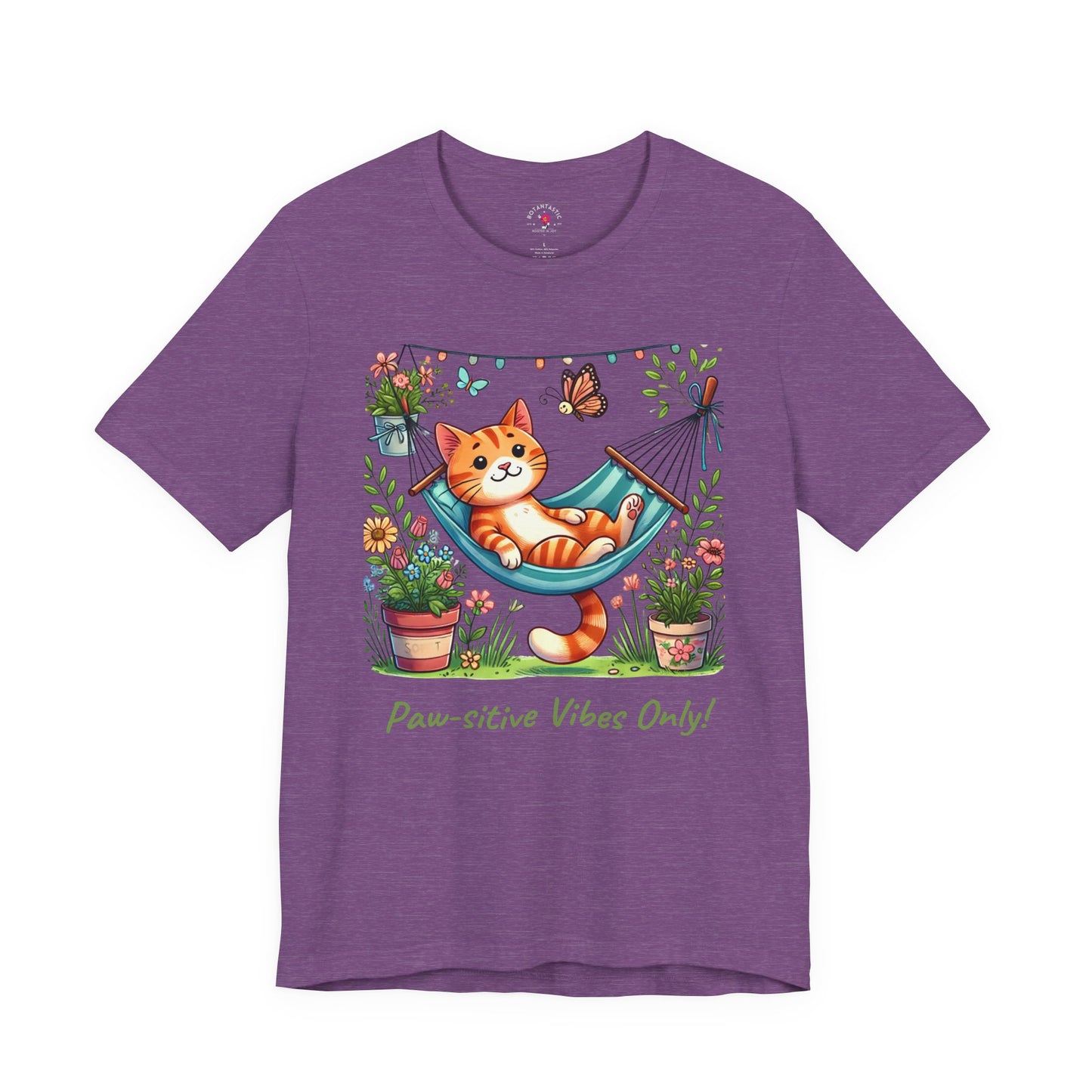 Paw-sitive Vibes Only! – Graphic T-Shirt