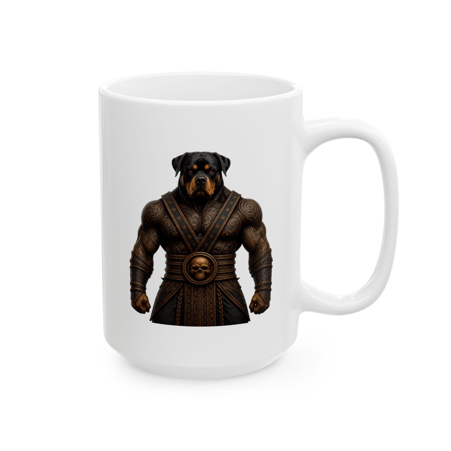 Moe, Warden of Bones: Right Angle™ Ceramic Mug