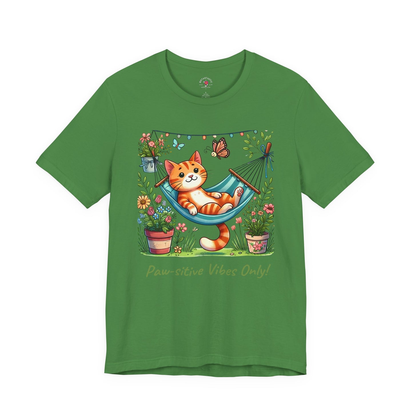 Paw-sitive Vibes Only! – Graphic T-Shirt