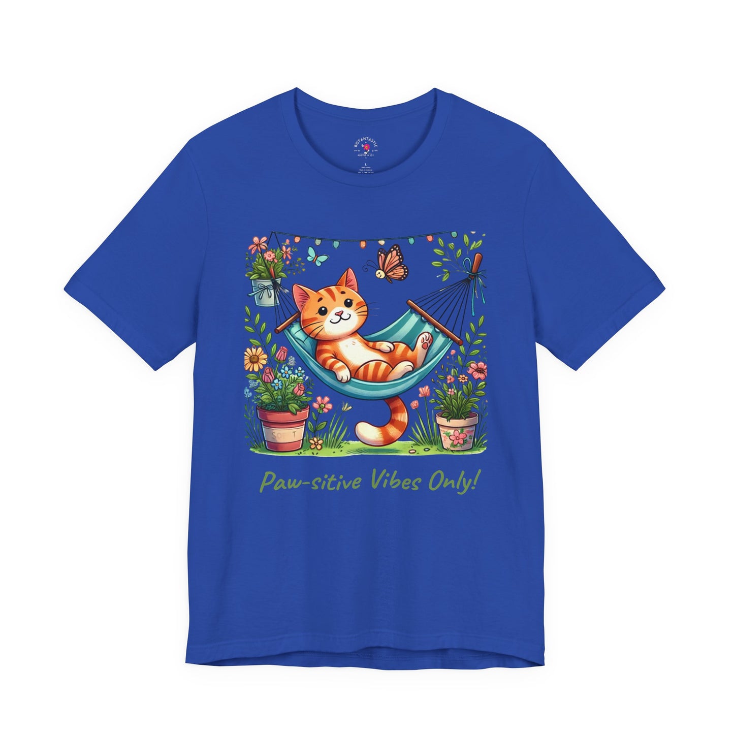 Paw-sitive Vibes Only! – Graphic T-Shirt