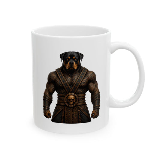 Moe, Warden of Bones: Right Angle™ Ceramic Mug