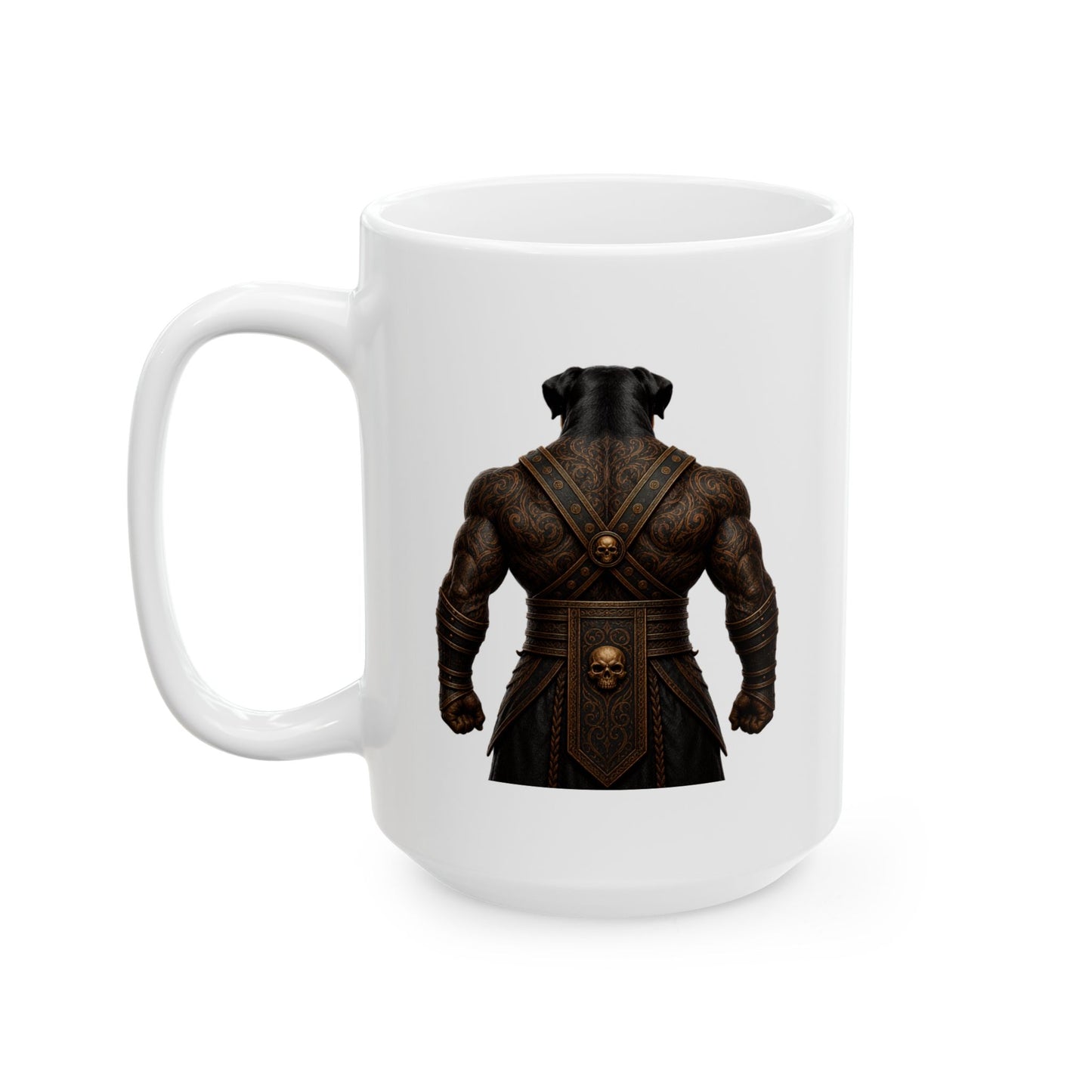 Moe, Warden of Bones: Right Angle™ Ceramic Mug