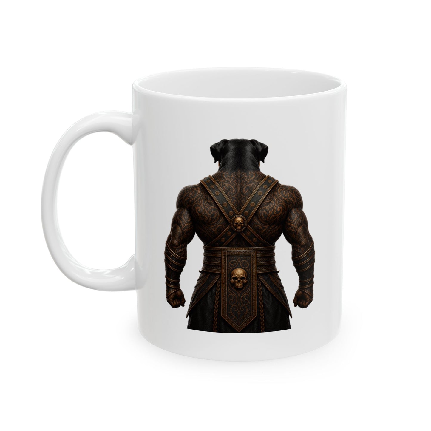Moe, Warden of Bones: Right Angle™ Ceramic Mug