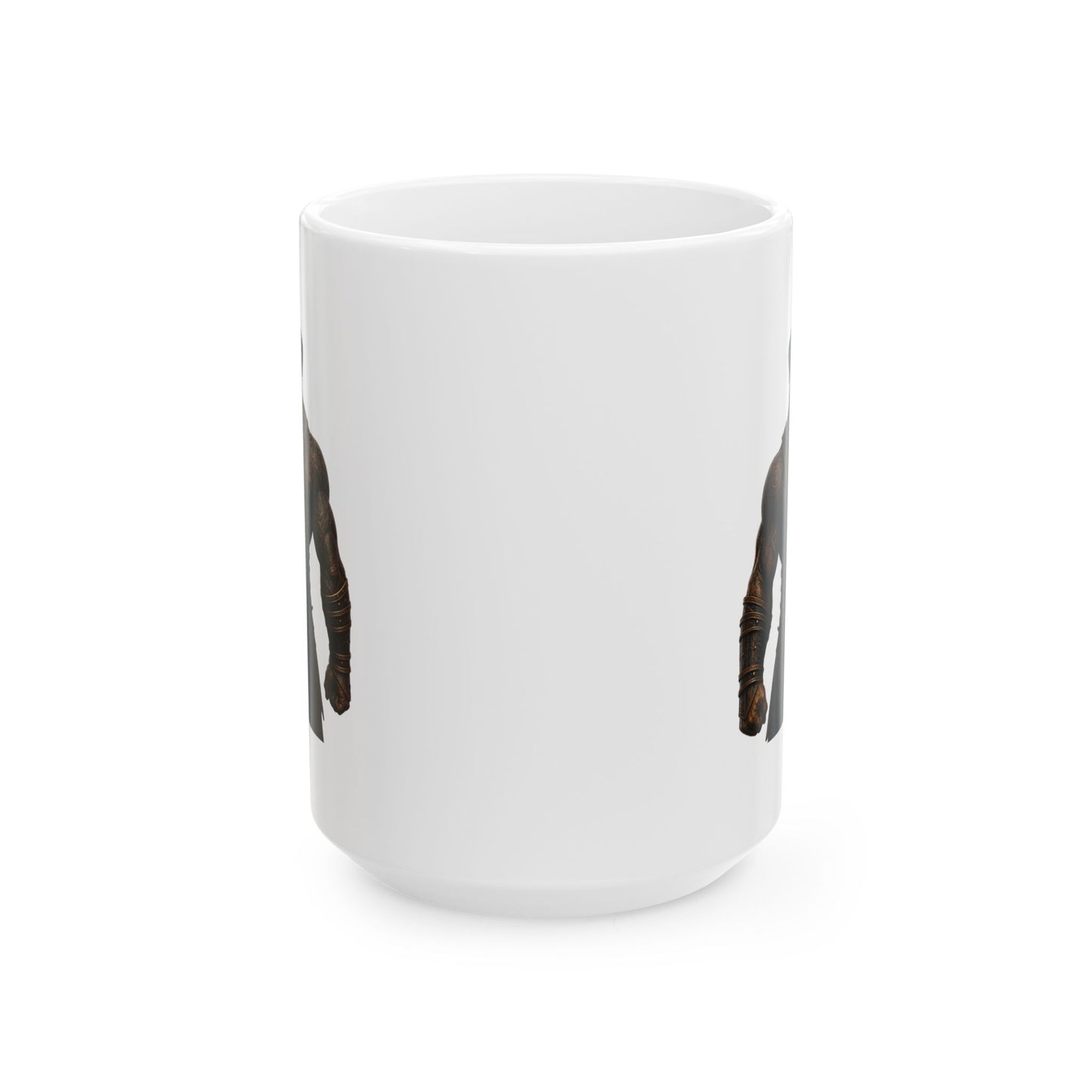 Moe, Warden of Bones: Right Angle™ Ceramic Mug