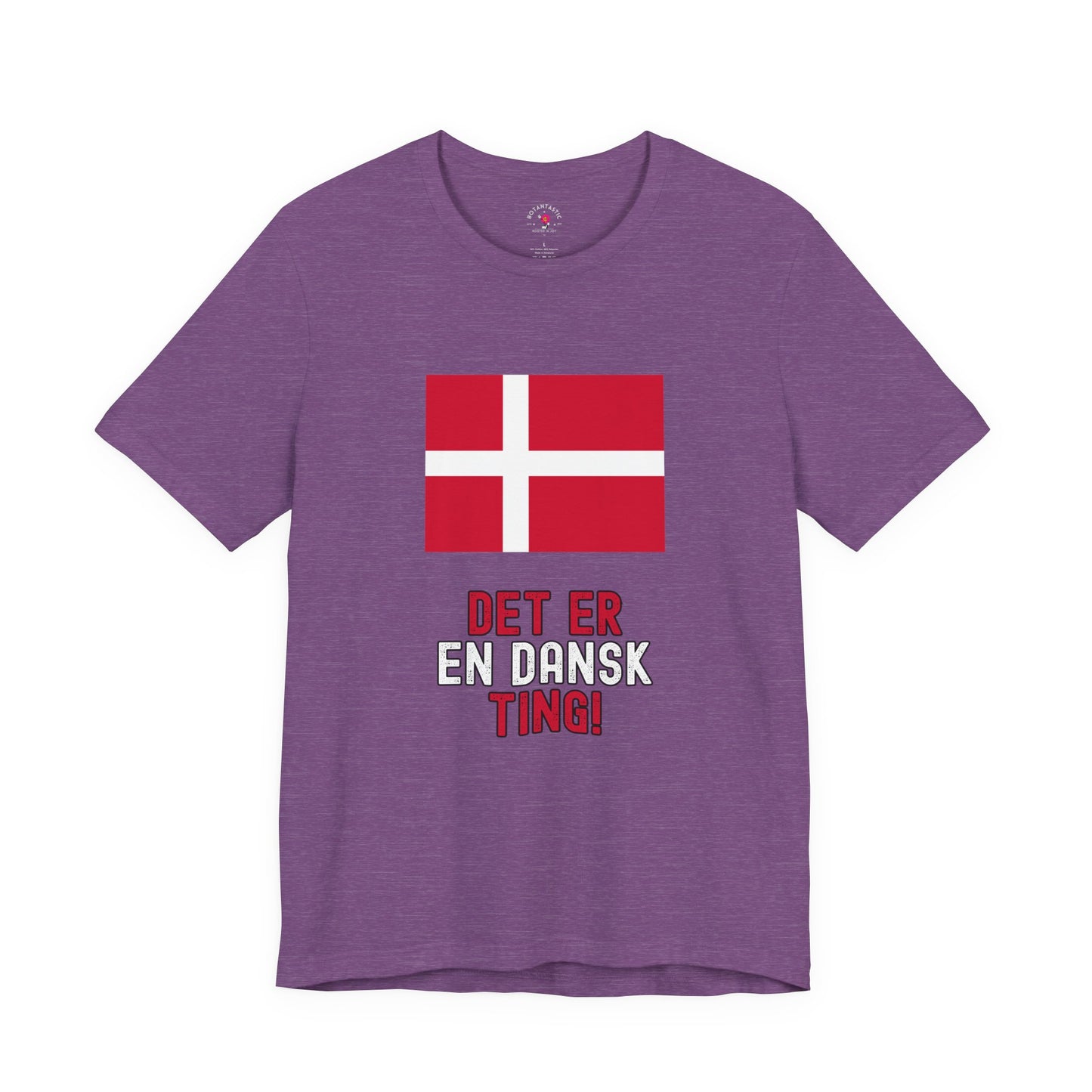 Danish Flag Tee – "Det er en dansk ting" Graphic T-Shirt